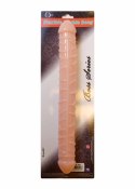 SOLIDNE DILDO PODWÓJNA PENETRACJA WAGINALNO ANALNY DILDO-FLEXIBLE DOUBLE DONG - SKIN