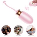 JAJKO STYMULUJĄCE JAJKO/WIBR-VIBRATING SILICONE LOVE EGG USB 10 FUNCTION / HEATING / VOICE CONTROL