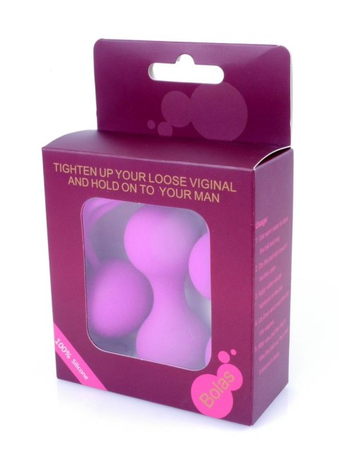 KULKI GEJSZY TRENING MIĘŚNI KEGLA KORALIKI JAJKA KULKI-SILICONE KEGAL BALLS SET - PURPLE KULKI GEJSZY TRENING MIĘŚNI KEGLA KORALIKI JAJKA KULKI-SILICONE KEGAL BALLS SET - PURPLE