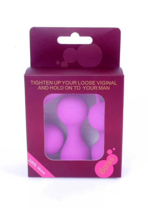 KULKI GEJSZY TRENING MIĘŚNI KEGLA KORALIKI JAJKA KULKI-SILICONE KEGAL BALLS SET - PURPLE KULKI GEJSZY TRENING MIĘŚNI KEGLA KORALIKI JAJKA KULKI-SILICONE KEGAL BALLS SET - PURPLE