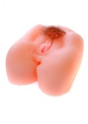 MASTURBATOR SZTUCZNA DUPA I CIPKA POCHWA WIBRACJE MASTURBATOR-VAGINA & ANUS - VIBRATING
