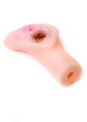 MASTURBATOR SZTUCZNA DUPA I CIPKA POCHWA WIBRACJE MASTURBATOR-VAGINA - VIBRATING