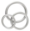 METALLIC SILICONE COCK RING SE
