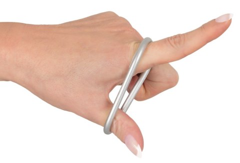 METALLIC SILICONE COCK RING SE METALLIC SILICONE COCK RING SE