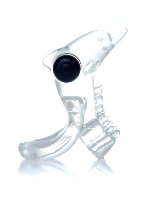PIERŚCIEŃ-DOLPHIN VIBRO COCKRING CLEAR