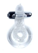 PIERŚCIEŃ-DOLPHIN VIBRO COCKRING CLEAR