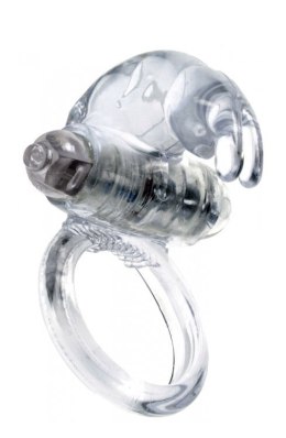 PIERŚCIEŃ EREKCYJNY SEX RING WIBRACJE STYMULATOR PIERŚCIEŃ-RABBIT VIBRO COCKRING CLEAR