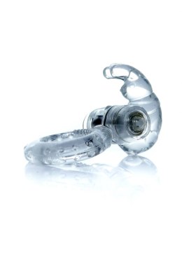 PIERŚCIEŃ EREKCYJNY SEX RING WIBRACJE STYMULATOR PIERŚCIEŃ-RABBIT VIBRO COCKRING CLEAR