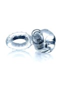 PIERŚCIEŃ EREKCYJNY SEX RING WIBRACJE STYMULATOR PIERŚCIEŃ-RABBIT VIBRO COCKRING CLEAR