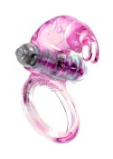 PIERŚCIEŃ EREKCYJNY SEX RING WIBRACJE STYMULATOR PIERŚCIEŃ-RABBIT VIBRO COCKRING PINK