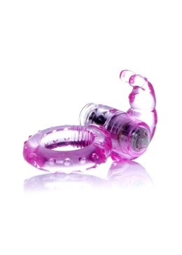 PIERŚCIEŃ EREKCYJNY SEX RING WIBRACJE STYMULATOR PIERŚCIEŃ-RABBIT VIBRO COCKRING PINK