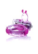 PIERŚCIEŃ EREKCYJNY SEX RING WIBRACJE STYMULATOR PIERŚCIEŃ-RABBIT VIBRO COCKRING PINK