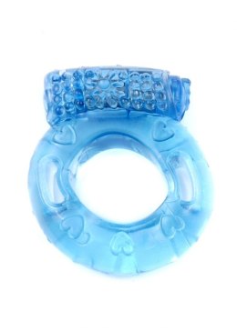 PIERŚCIEŃ EREKCYJNY SEX RING WIBRACJE STYMULATOR PIERŚCIEŃ-VIBRATING COCKRING BLUE