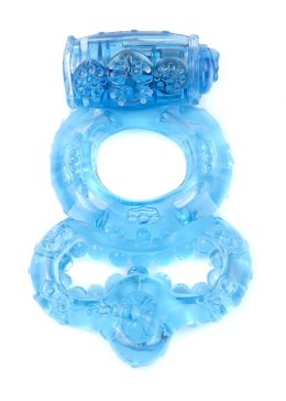 PIERŚCIEŃ-VIBRATING COCKRING BLUE