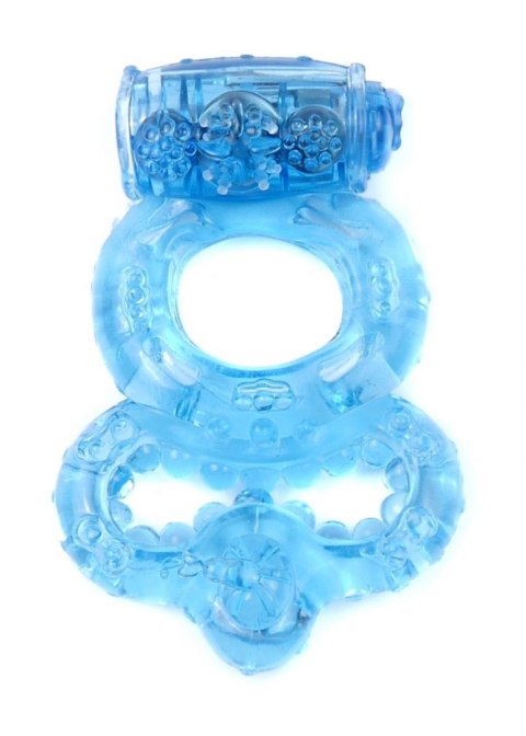PIERŚCIEŃ-VIBRATING COCKRING BLUE PIERŚCIEŃ-VIBRATING COCKRING BLUE