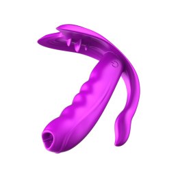 STYMULATOR-SILICONE PANTY VIBRATOR USB 7 FUNCTION / HEATING