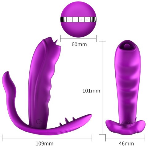 STYMULATOR-SILICONE PANTY VIBRATOR USB 7 FUNCTION / HEATING STYMULATOR-SILICONE PANTY VIBRATOR USB 7 FUNCTION / HEATING