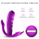 STYMULATOR-SILICONE PANTY VIBRATOR USB 7 FUNCTION / HEATING