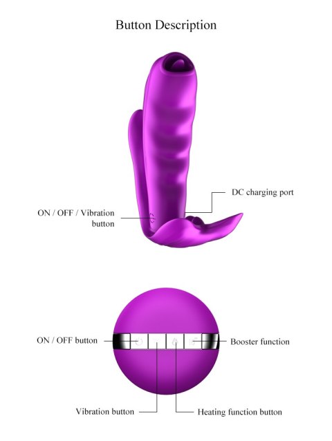 STYMULATOR-SILICONE PANTY VIBRATOR USB 7 FUNCTION / HEATING STYMULATOR-SILICONE PANTY VIBRATOR USB 7 FUNCTION / HEATING