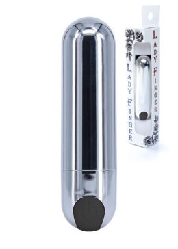 WIBRATOR-STRONG BULLET VIBRATOR SILVER/BLACK USB 10 FUNCTION