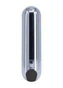 WIBRATOR-STRONG BULLET VIBRATOR SILVER/BLACK USB 10 FUNCTION
