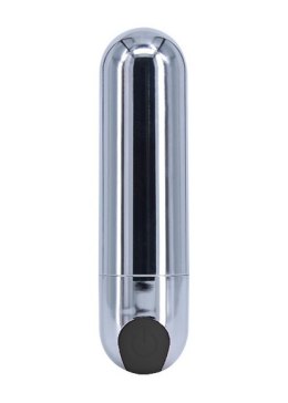 WIBRATOR-STRONG BULLET VIBRATOR SILVER/BLACK USB 10 FUNCTION