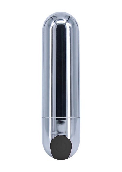 WIBRATOR-STRONG BULLET VIBRATOR SILVER/BLACK USB 10 FUNCTION WIBRATOR-STRONG BULLET VIBRATOR SILVER/BLACK USB 10 FUNCTION