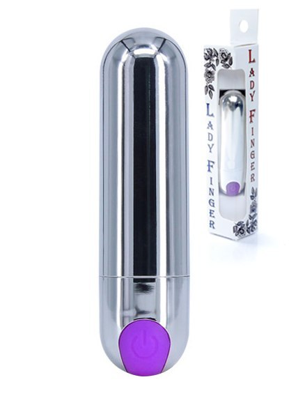 WIBRATOR-STRONG BULLET VIBRATOR SILVER/PURPLE USB 10 FUNCTION WIBRATOR-STRONG BULLET VIBRATOR SILVER/PURPLE USB 10 FUNCTION