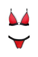 BIELIZNA - CHRISTINE XXL/XXXL (KOMPLET BIUSTONOSZ + STRINGI/SET BRA + THONGS)