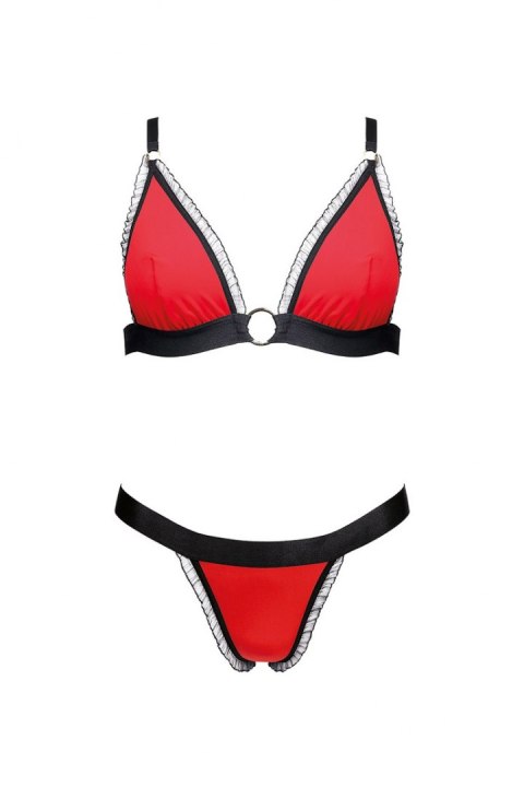 BIELIZNA - CHRISTINE XXL/XXXL (KOMPLET BIUSTONOSZ + STRINGI/SET BRA + THONGS) BIELIZNA - CHRISTINE XXL/XXXL (KOMPLET BIUSTONOSZ + STRINGI/SET BRA + THONGS)