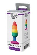 COLOURFUL LOVE RAINBOW ANAL PLUG MEDIUM