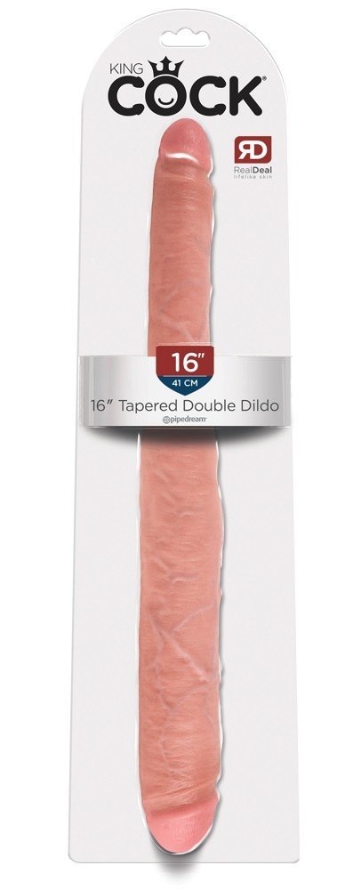 KC 16" TAPERED DOUBLE DILDO LI KC 16" TAPERED DOUBLE DILDO LI