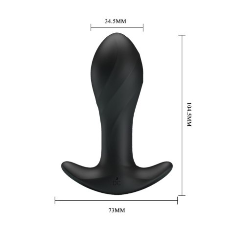 PRETTY LOVE - ANAL PLUG MASSAGER 12 FUNCTIONS USB PRETTY LOVE - ANAL PLUG MASSAGER 12 FUNCTIONS USB