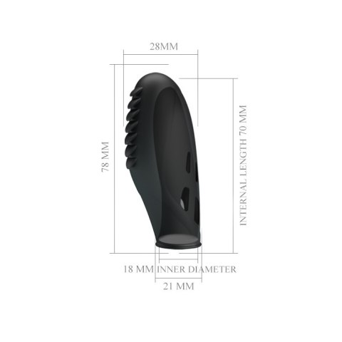 PRETTY LOVE - GILO 18MM FINGERING VIBRATOR PRETTY LOVE - GILO 18MM FINGERING VIBRATOR