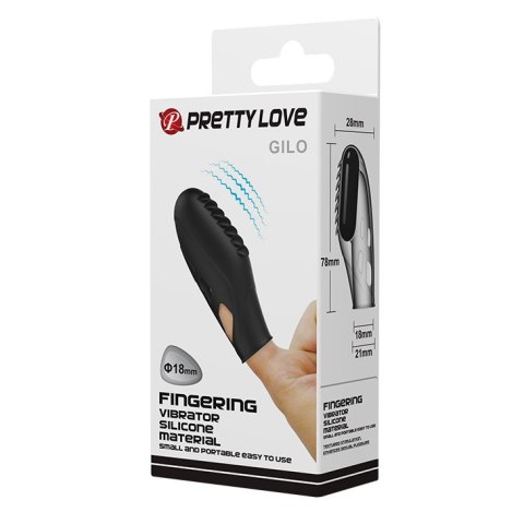 PRETTY LOVE - GILO 18MM FINGERING VIBRATOR PRETTY LOVE - GILO 18MM FINGERING VIBRATOR