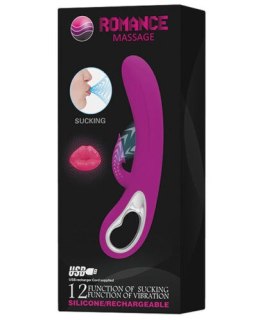 PRETTY LOVE - ROMANCE MASSAGE SUCKING & VIBRATING 12 FUNCTIONS USB