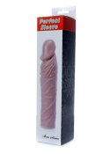 PRZEDŁUŻKA NA PENISA DUŻA GRUBA NAKŁADKA POSZERZA STYMULATOR-PERFECT SLEEVE MULATTO - EXTENDS 7 CM