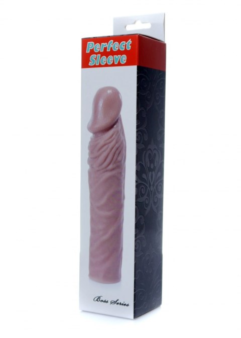 PRZEDŁUŻKA NA PENISA DUŻA GRUBA NAKŁADKA POSZERZA STYMULATOR-PERFECT SLEEVE MULATTO - EXTENDS 7 CM PRZEDŁUŻKA NA PENISA DUŻA GRUBA NAKŁADKA POSZERZA STYMULATOR-PERFECT SLEEVE MULATTO - EXTENDS 7 CM