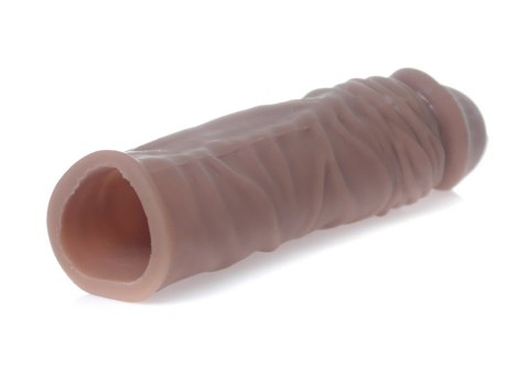 PRZEDŁUŻKA NA PENISA DUŻA GRUBA NAKŁADKA POSZERZA STYMULATOR-PERFECT SLEEVE MULATTO - EXTENDS 7 CM PRZEDŁUŻKA NA PENISA DUŻA GRUBA NAKŁADKA POSZERZA STYMULATOR-PERFECT SLEEVE MULATTO - EXTENDS 7 CM