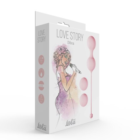 VAGINAL BALLS SET LOVE STORY DIVA TEA ROSE VAGINAL BALLS SET LOVE STORY DIVA TEA ROSE