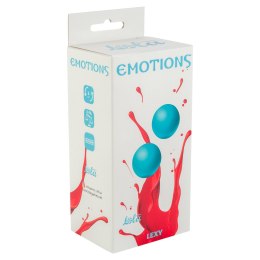KULKI GEJSZY TRENING MIĘŚNI KEGLA KORALIKI JAJKA VAGINAL BALLS WITHOUT A LOOP EMOTIONS LEXY LARGE TURQUOISE