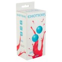 KULKI GEJSZY TRENING MIĘŚNI KEGLA KORALIKI JAJKA VAGINAL BALLS WITHOUT A LOOP EMOTIONS LEXY MEDIUM TURQUOISE