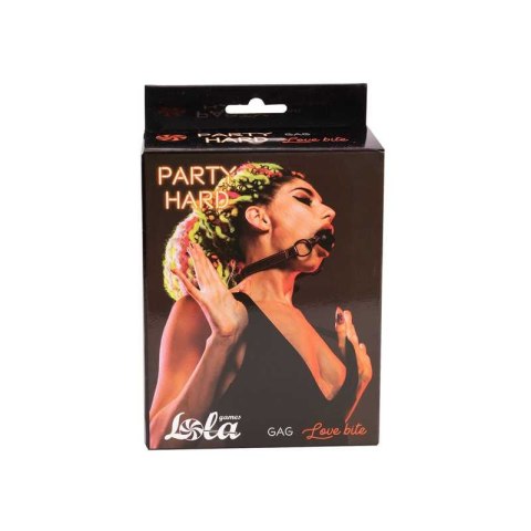 BALL GAG PARTY HARD LOVE BITE BALL GAG PARTY HARD LOVE BITE