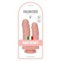 SOLIDNE DILDO PODWÓJNA PENETRACJA WAGINALNO ANALNY CAINO E ABELE FLESH