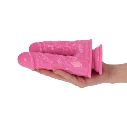 SOLIDNE DILDO PODWÓJNA PENETRACJA WAGINALNO ANALNY CAINO E ABELE PINK SOLIDNE DILDO PODWÓJNA PENETRACJA WAGINALNO ANALNY CAINO E ABELE PINK