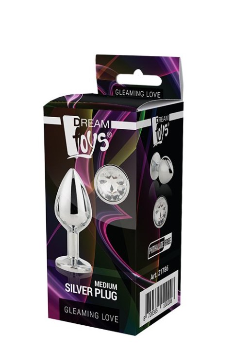 GLEAMING LOVE SILVER PLUG MEDIUM GLEAMING LOVE SILVER PLUG MEDIUM