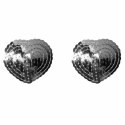 PASTIES BURLESQUE RAND SILVER