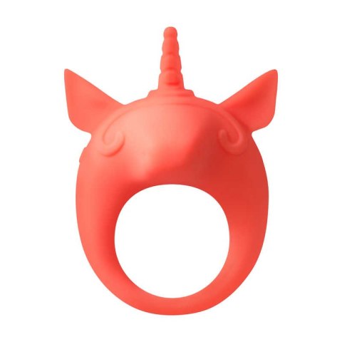 PIERŚCIEŃ EREKCYJNY SEX RING WIBRACJE STYMULATOR PIERŚCIEŃ- VIBRATING COCKRING MIMI ANIMALS UNICORN ALFIE ORANGE