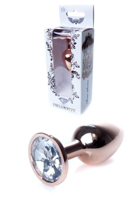 PLUG-JEWELLERY RED GOLD PLUG- CLEAR PLUG-JEWELLERY RED GOLD PLUG- CLEAR