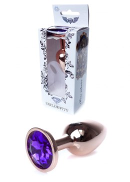 PLUG-JEWELLERY RED GOLD PLUG- PURPLE